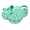 crocs CLASSIC PLATFORM CLOG W JADE STONE 206750-3UG画像