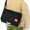 Manhattan Portage Jeremyville NYC Print Clearview Shoulder Bag Black/Red MP1482JVNYC画像