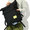 Manhattan Portage Jeremyville NYC Print Silvercup Backpack Black/Yellow MP1236LVLJVNYC画像