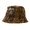 STUSSY STOCK LOCK DEEP BUCKET HAT BROWN画像