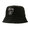 STUSSY STOCK LOCK DEEP BUCKET HAT BLACK画像