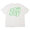 STUSSY STACKED TEE WHITE画像