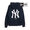 NEW ERA 裏毛 スウェット プルオーバーフーディー MLB Apparel ニューヨーク・ヤンキース ネイビー 13755287画像