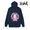 X-girl CIRCLE BACKGROUND FACE SWEAT HOODIE 105234012009画像