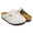 BIRKENSTOCK BOSTON ANTIQUE WHITE / EMBOSSED SUEDE NARROW 1025270画像