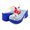 crocs HELLO KITTY SIREN CLOG WHITE 209451-100画像