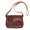Fernand Leather Horizontal Latch Pouch Medium - Burgundy画像