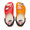 crocs CLASSIC CLOG "PRINGLES" RED/ORANGE 209642-6AD画像