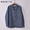 INDIVIDUALIZED SHIRTS LOUNGER JACKET RIGID CHAMBRAY BLUE画像