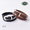 Tory Leather 3/4” Bridle Leather 3Piece Silver Buckle Set Belt画像