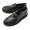 GEORGE COX RIPPLE INTERLACE LOAFER BLACK 02-003-R-040画像