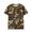 AVIREX RIB S/S HENLEY NECK T-SHIRT CAMOUFLAGE 7835934017画像
