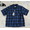 COLIMBO HUNTING GOODS MODEST OPEN COLLAR SHIRT / Indigo Ombre Check ZZ-0308画像