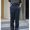 INTERIM VIRGIN WOOL GABARDINE 1-TUCK WIDE TAPERED SLACKS IT25S047画像