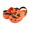 crocs CLASSIC JACK O LANTERN LIGHTS CLOG KIDS ORANGE 211685-810画像