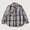 POST OVERALLS #3217-FP1 St.Louis : cotton flannel plaid grey画像
