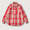 POST OVERALLS #3217-FP2 St.Louis : cotton flannel plaid red画像