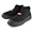 HUNTER U IN/OUT FAUX SUEDE KNITTED CUFF BOOT BLACK UFS7115REN-BLK画像