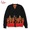 COOKMAN Knitted Cardigan Flame Black 231-53535画像