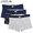 LACOSTE 3Pack Logo Print Stretch Cotton Trunk Short 5H1288-10画像