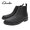 Clarks Clarkdale Easy Black Leather 26179688画像