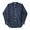 Workers Band Collar Shirt Indigo Cotton Linen画像