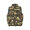 RENEGADE sportswear Multiple Pocket Water Resistant Poplin Shell Polar Fleece Lined Padded Utility Vest Camouflage Woodland画像