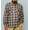 BIG MIKE Light Flannel L/S Shirts GRAY&times;WHT 102615103画像