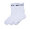NEW ERA SOCKS CREW 3 PAIRS WHI 14518176画像