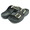 crocs SATURDAY METALLIC BUCKLE SANDAL W BLACK 213316-001画像