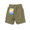 COOKMAN Chef Pants Short Linen Olive 231-61917画像