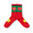 COOKMAN Rib Crew SocksTomato 233-62914画像
