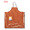 COOKMAN Long Apron Herringbone Stripe Brick 233-61936画像