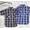 WAREHOUSE Lot 3056 SHORT SLEEVE CHECK WORK SHIRTS B柄(マドラス)画像
