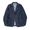 Workers Lounge Jacket Indigo Herringbone画像