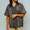 BIG MIKE Mesh Leopard Open Slit S/S Shirts 102625551画像