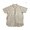 SUGAR CANE COTTON LINEN DOBBY HERRINGBONE STRIP S/S WORK SHIRT SC39727画像
