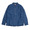 BURGUS PLUS Indigo Open Collar Linen Shirt Long Sleeve BP26502画像