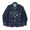 Workers Deluxe Railroad Jacket 12 oz, Grey Back Indigo Herringbone画像