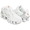 NIKE W SHOX TL WHITE / WHITE - METALLIC SILVER AR3566-100画像