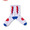 COOKMAN Rib Crew Socks Lightning White 233-63971画像