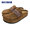BIRKENSTOCK NAPLES WRAPPED DOUBLE STITCH MIXED LEATHER REGULAR Dark Tea 1032461画像